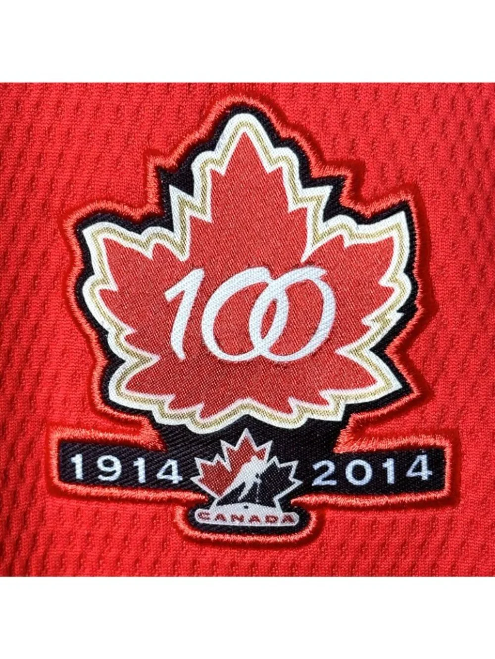 Nike Team Canada Hockey Hoodie Mens XL Therma-FIT Full Zip 100 Years Olympic Red